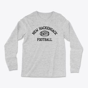 New Hackensack New York Football Light Soft Long Sleeve T-Shirt