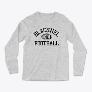 Blacknel North Carolina Football Light Soft Long Sleeve T-Shirt