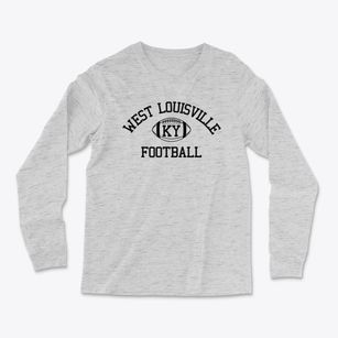 West Louisville Kentucky Football Light Soft Long Sleeve T-Shirt