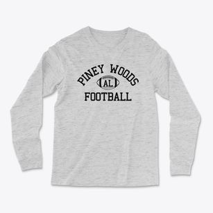 Piney Woods Alabama Football Light Soft Long Sleeve T-Shirt