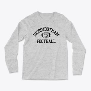 Higginbotham Texas Football Light Soft Long Sleeve T-Shirt