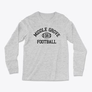 Middle Grove Oregon Football Light Soft Long Sleeve T-Shirt