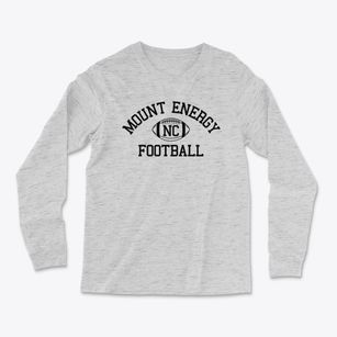 Mount Energy North Carolina Football Light Soft Long Sleeve T-Shirt