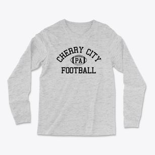 Cherry City Pennsylvania Football Light Soft Long Sleeve T-Shirt