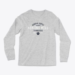 Adkins Mill Tennessee General Supply Light Soft Long Sleeve T-Shirt