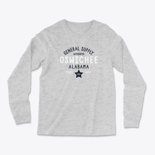 Oswichee Alabama General Supply Light Soft Long Sleeve T-Shirt