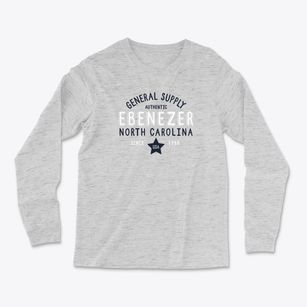 Ebenezer North Carolina General Supply Light Soft Long Sleeve T-Shirt
