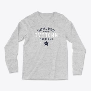 Ivytown Maryland General Supply Light Soft Long Sleeve T-Shirt