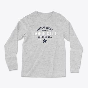 Tahoe City California General Supply Light Soft Long Sleeve T-Shirt