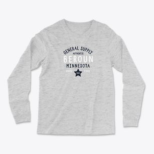 Beroun Minnesota General Supply Light Soft Long Sleeve T-Shirt