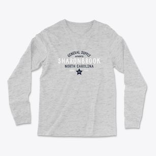Sharonbrook North Carolina General Supply Light Soft Long Sleeve T-Shirt