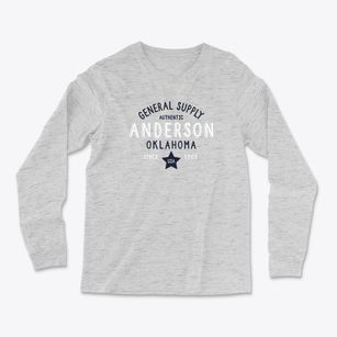 Anderson Oklahoma General Supply Light Soft Long Sleeve T-Shirt
