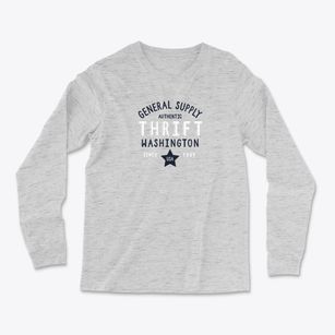Thrift Washington General Supply Light Soft Long Sleeve T-Shirt