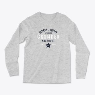 Crowder Missouri General Supply Light Soft Long Sleeve T-Shirt