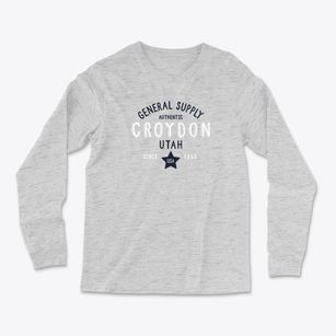 Croydon Utah General Supply Light Soft Long Sleeve T-Shirt
