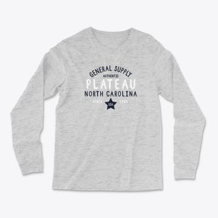 Plateau North Carolina General Supply Light Soft Long Sleeve T-Shirt