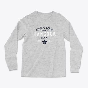 Hancock Texas General Supply Light Soft Long Sleeve T-Shirt