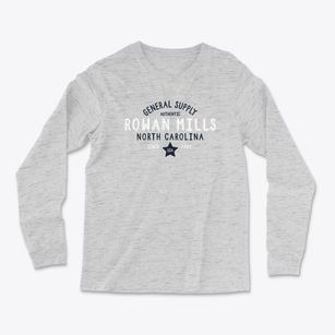 Rowan Mills North Carolina General Supply Light Soft Long Sleeve T-Shirt