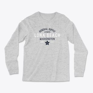 Lona Beach Washington General Supply Light Soft Long Sleeve T-Shirt