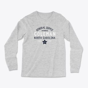 Coleman North Carolina General Supply Light Soft Long Sleeve T-Shirt