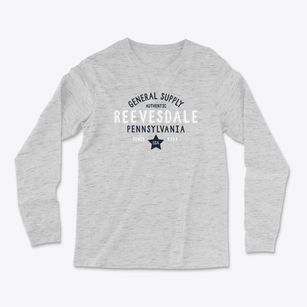 Reevesdale Pennsylvania General Supply Light Soft Long Sleeve T-Shirt