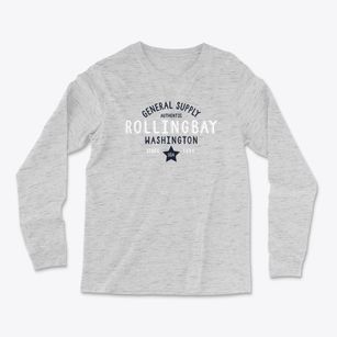 Rollingbay Washington General Supply Light Soft Long Sleeve T-Shirt
