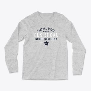 Elk Shoal North Carolina General Supply Light Soft Long Sleeve T-Shirt
