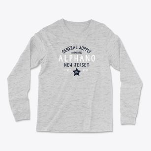 Alphano New Jersey General Supply Light Soft Long Sleeve T-Shirt
