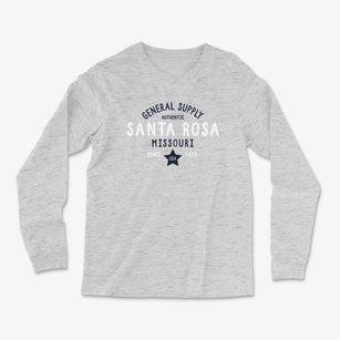 Santa Rosa Missouri General Supply Light Soft Long Sleeve T-Shirt
