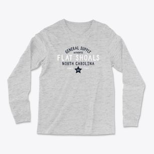 Flat Shoals North Carolina General Supply Light Soft Long Sleeve T-Shirt