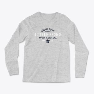 Little Prong North Carolina General Supply Light Soft Long Sleeve T-Shirt