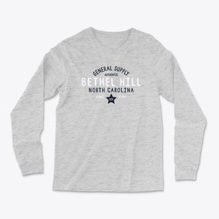 Bethel Hill North Carolina General Supply Light Soft Long Sleeve T-Shirt