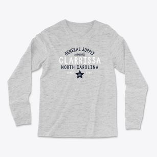 Clarrissa North Carolina General Supply Light Soft Long Sleeve T-Shirt