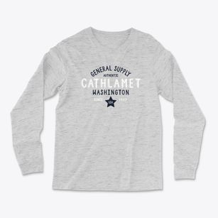 Cathlamet Washington General Supply Light Soft Long Sleeve T-Shirt