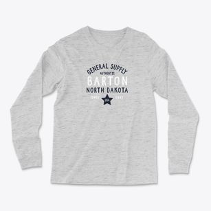 Barton North Dakota General Supply Light Soft Long Sleeve T-Shirt