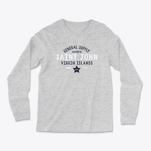 Saint John Virgin Islands General Supply Light Soft Long Sleeve T-Shirt
