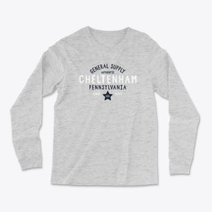 Cheltenham Pennsylvania General Supply Light Soft Long Sleeve T-Shirt