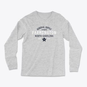 Farmington North Carolina General Supply Light Soft Long Sleeve T-Shirt