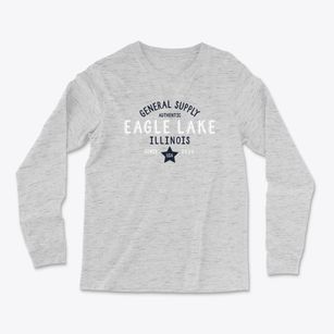 Eagle Lake Illinois General Supply Light Soft Long Sleeve T-Shirt