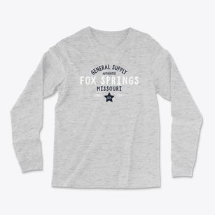 Fox Springs Missouri General Supply Light Soft Long Sleeve T-Shirt
