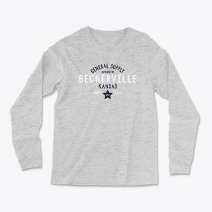 Beckerville Kansas General Supply Light Soft Long Sleeve T-Shirt