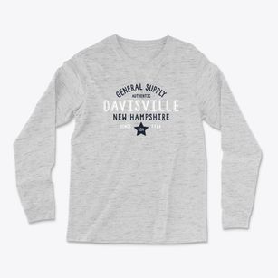 Davisville New Hampshire General Supply Light Soft Long Sleeve T-Shirt