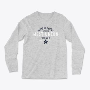 West Union Oregon General Supply Light Soft Long Sleeve T-Shirt