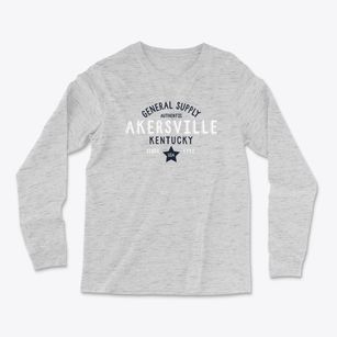 Akersville Kentucky General Supply Light Soft Long Sleeve T-Shirt