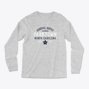 Parktown North Carolina General Supply Light Soft Long Sleeve T-Shirt