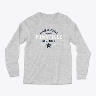 Minaville New York General Supply Light Soft Long Sleeve T-Shirt