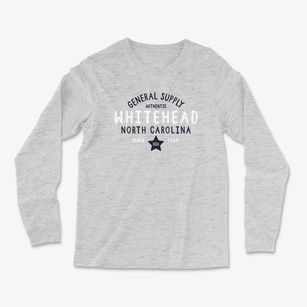 Whitehead North Carolina General Supply Light Soft Long Sleeve T-Shirt