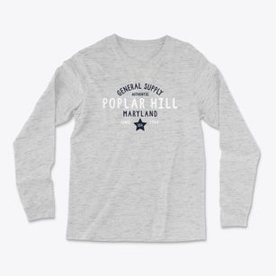 Poplar Hill Maryland General Supply Light Soft Long Sleeve T-Shirt