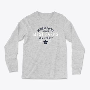 West Farms New Jersey General Supply Light Soft Long Sleeve T-Shirt