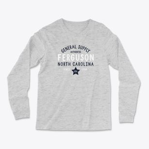 Ferguson North Carolina General Supply Light Soft Long Sleeve T-Shirt